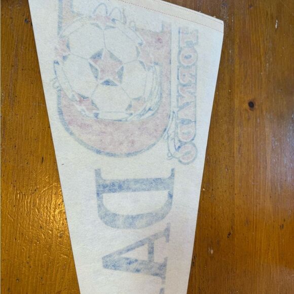 Vintage Dallas Tornado Pennant Flag - Picture 5 of 5